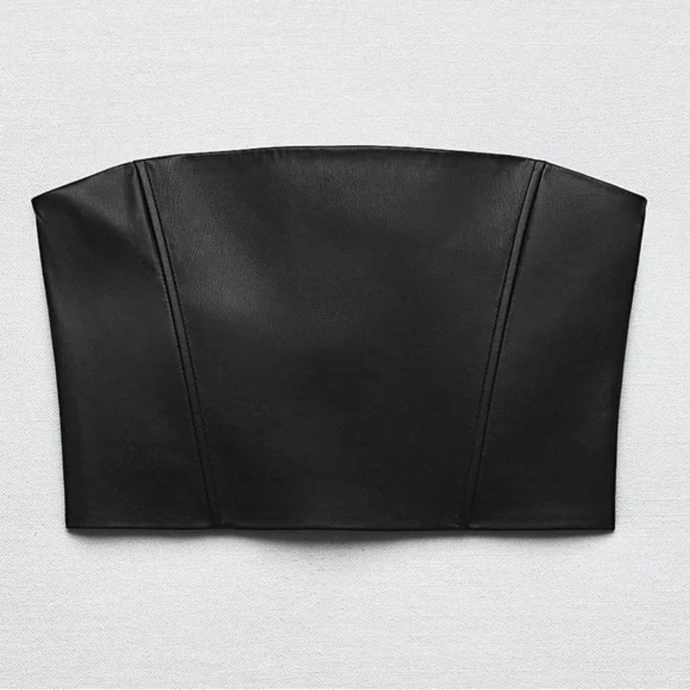 NWT Faux Leather Corset